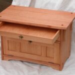 Oak Tabletop chest-cabinet