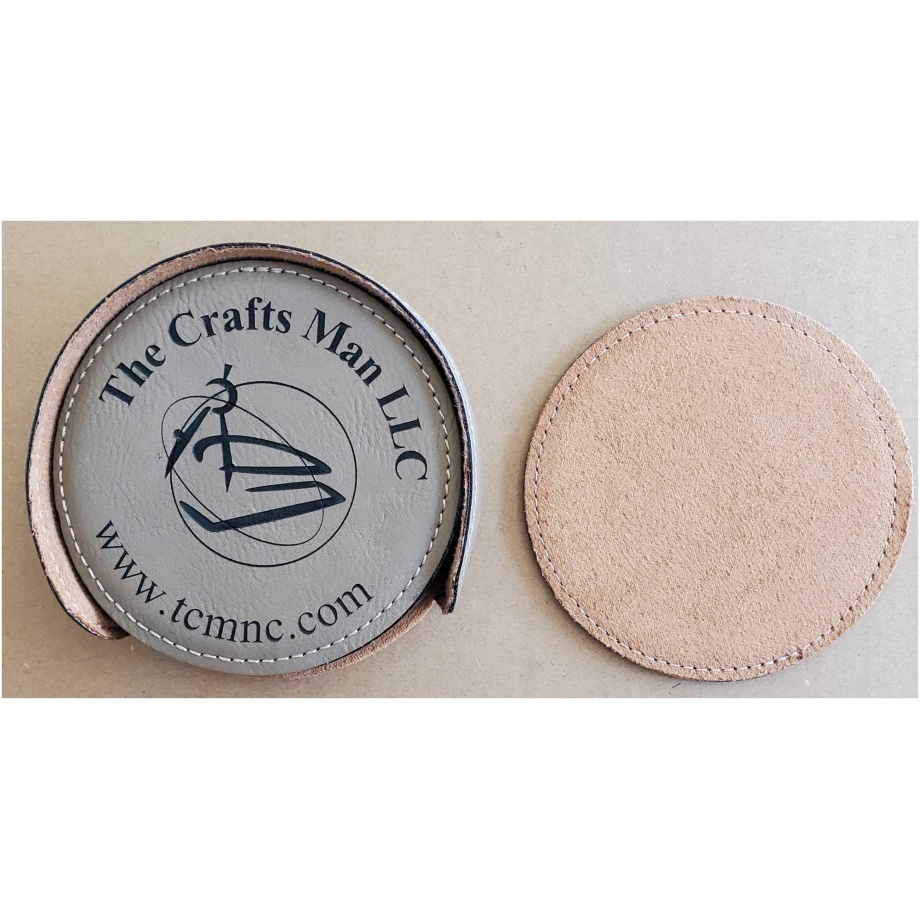 Front and back of coaster