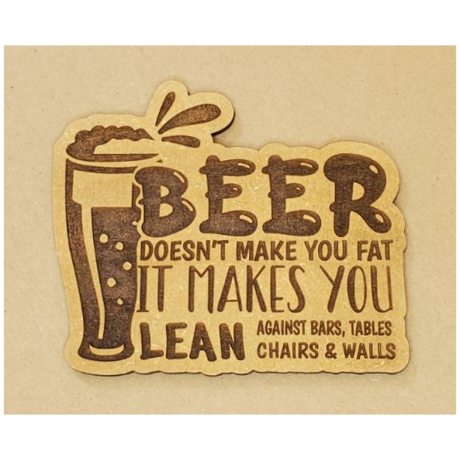 Beer Fat Refrigerator Magnet