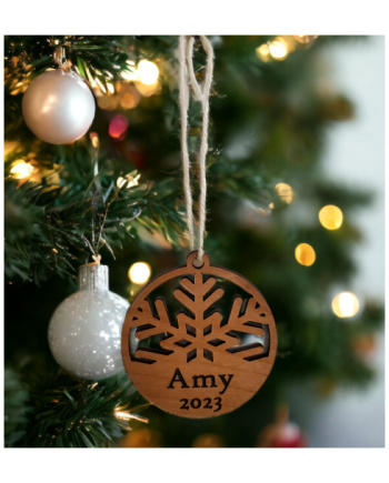 3" Wood Ornament