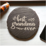 Round Slate Coaster