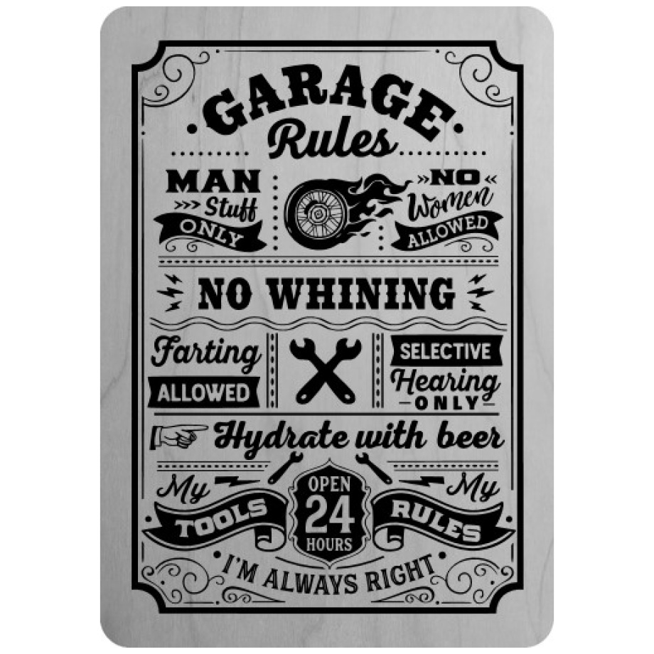 Garage Rules 3