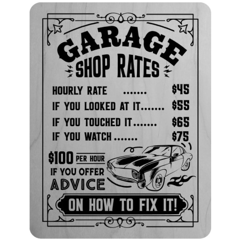 Garage Rules 4